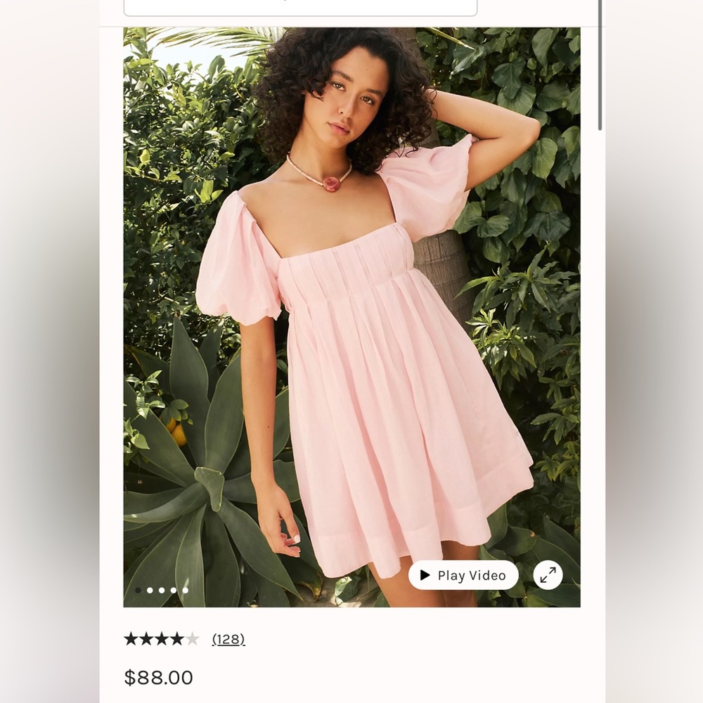 Free People Marina Mini in Silver Pink